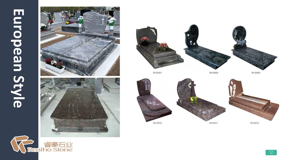 granite tombstone design manufacturers 12