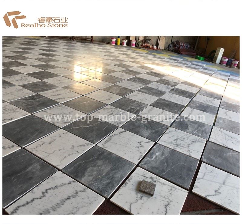 blue marble floor tiles