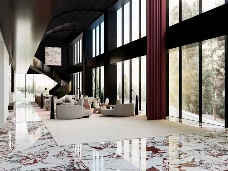 calacatta marble floor