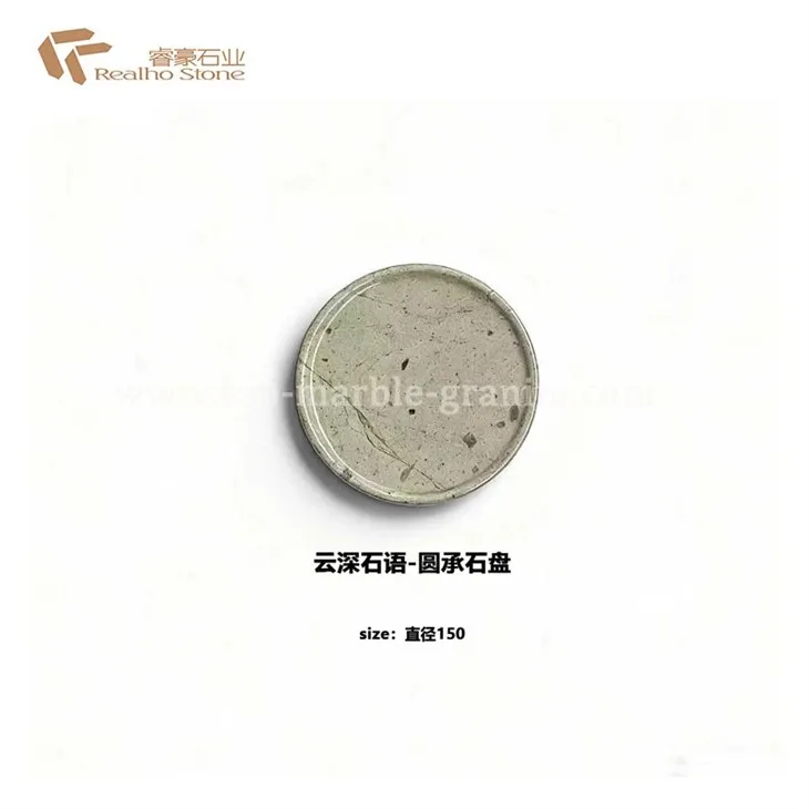 Marble Tray - Round Stone Tray