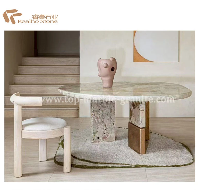 monet marble dining table