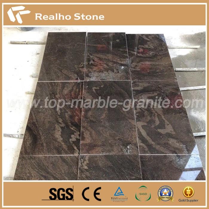 Dark Brown Granite Slab For Countertops