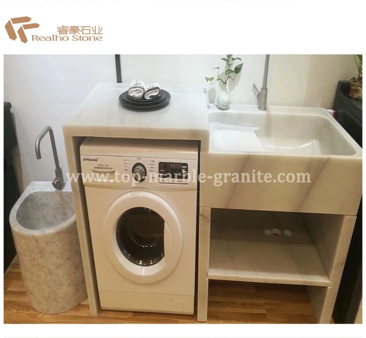 سینک سنگ طبیعی برای لباسشویی