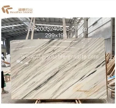 ایتالیایی Twill سفید جید سنگ مرمر اسلب