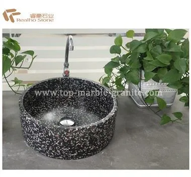 سینک Terrazzo با اثر طراحی مدرن برای حمام