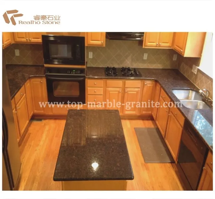 tan brown granite kitchentops