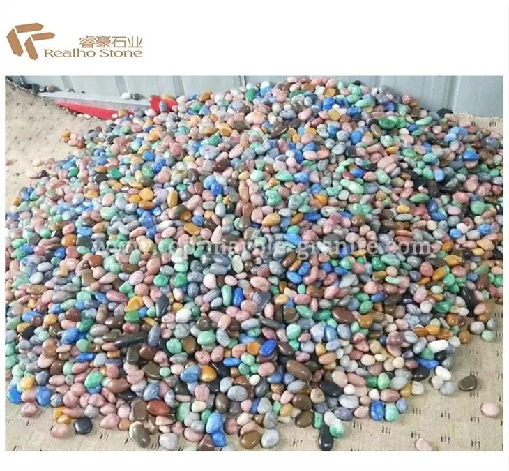colored pebbles
