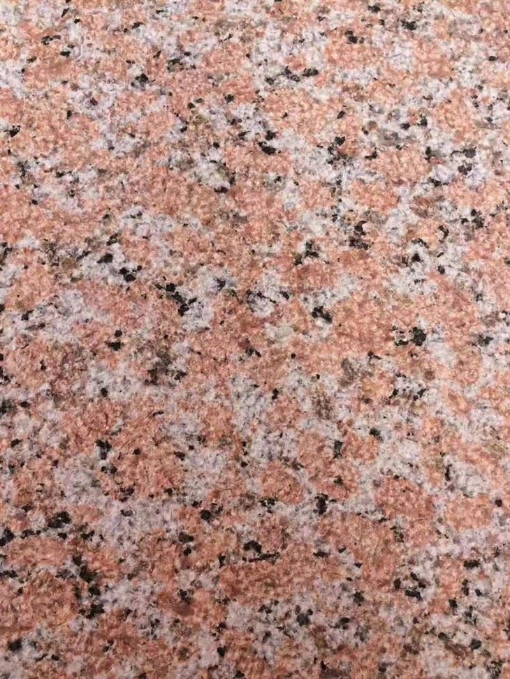bush hammered red