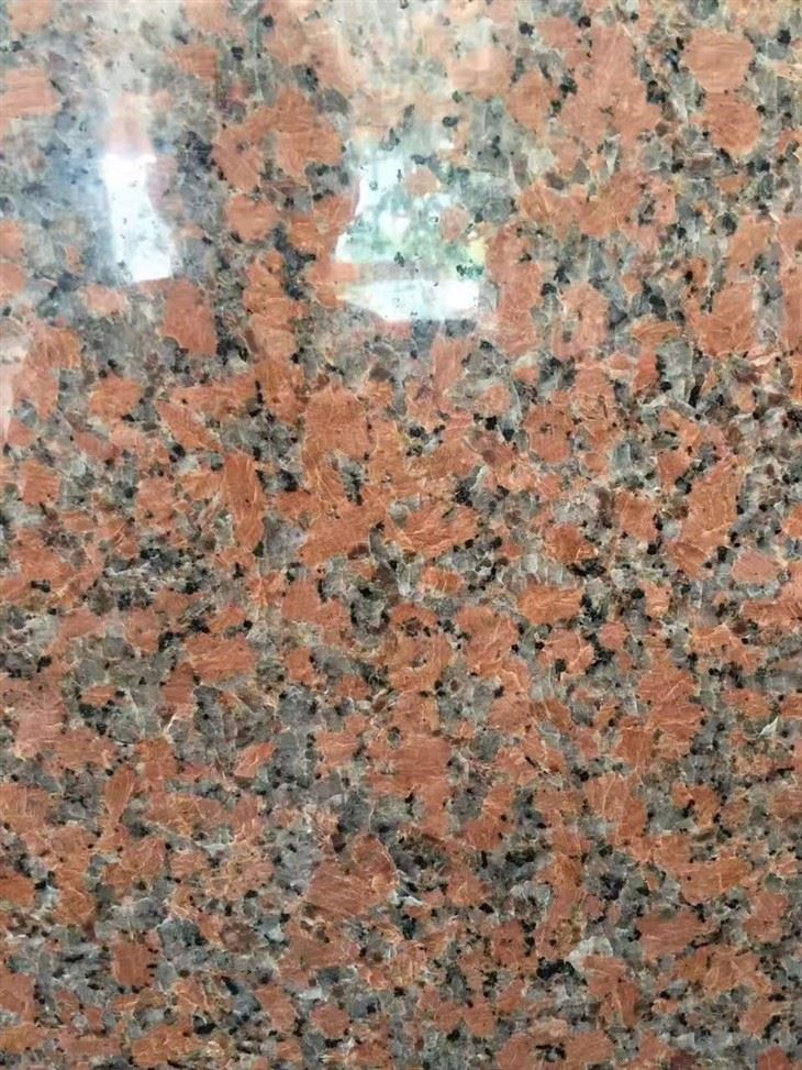 G562 برگ افرا گرانیت قرمز، کف، پله و برش به اندازه